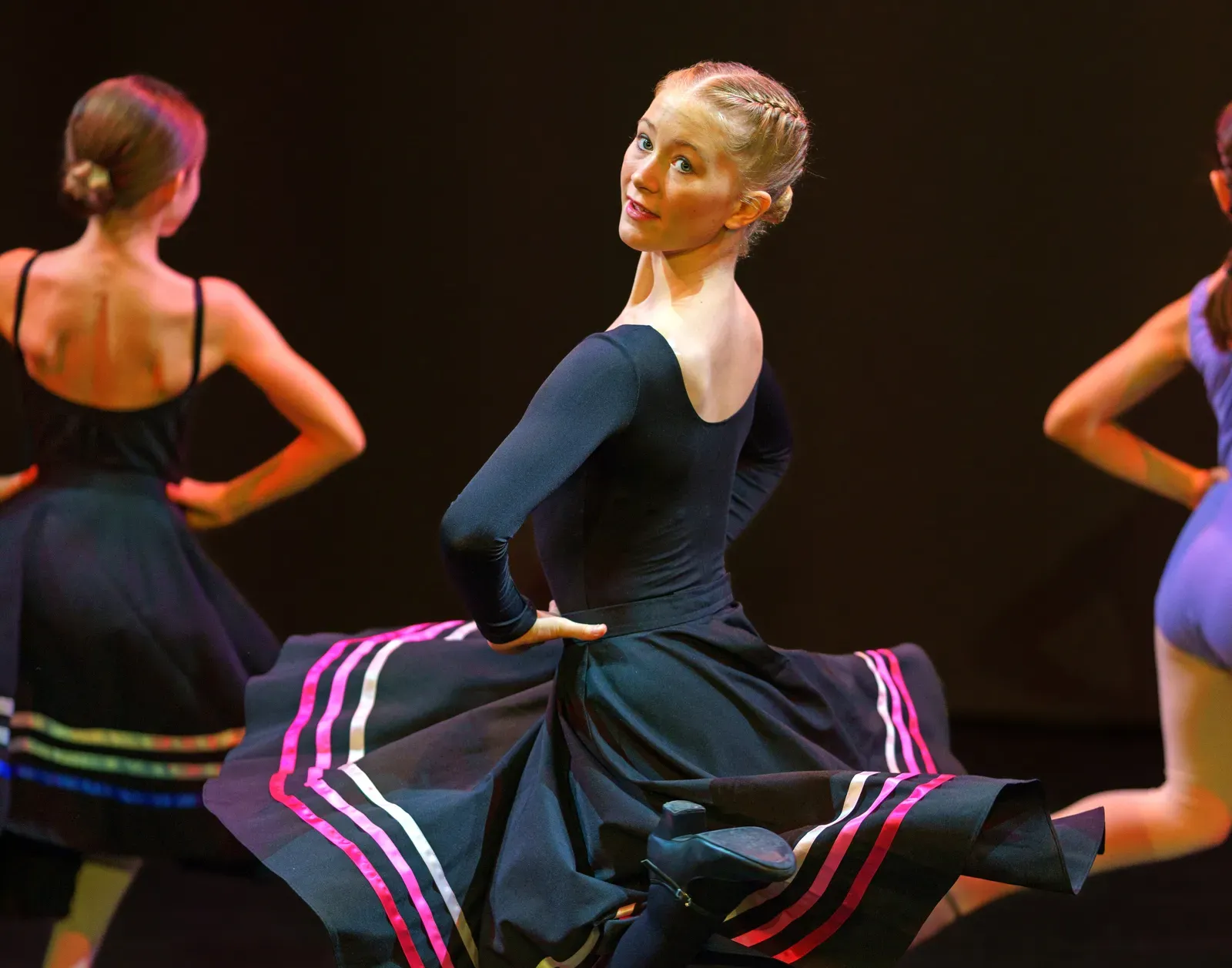 National dancers in costume, Kilburn School of Dance