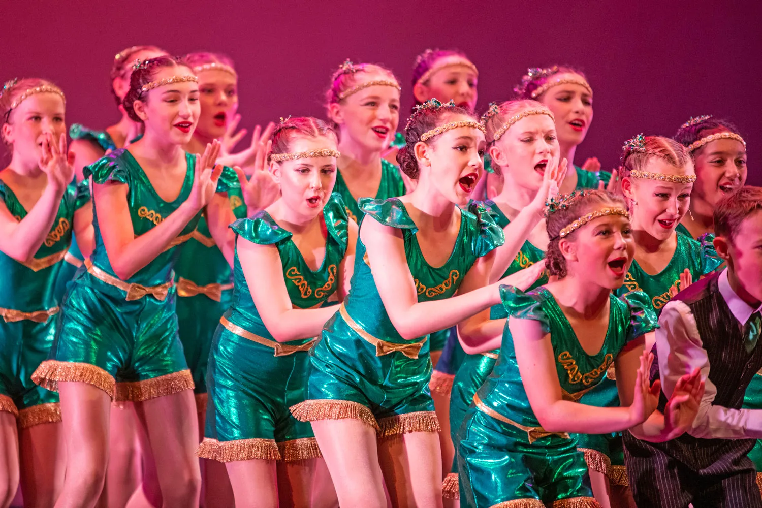 A singing lesson in the studio at Kilburn School of Dance