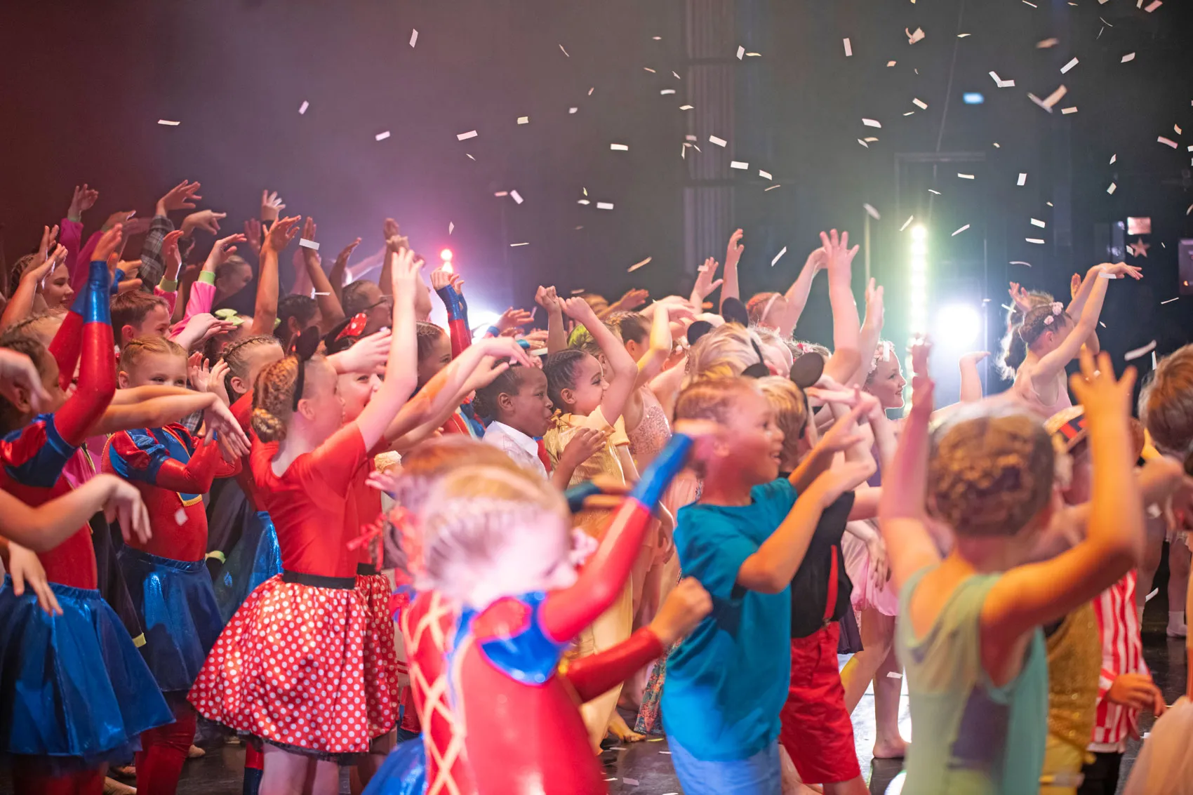 A dance class in progress at Kilburn School of Dance